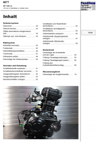 Reparaturanleitung RIS Mitt GP 125 LC, Antrieb und Motor